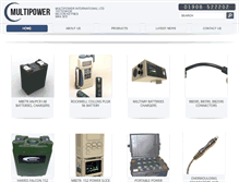 Tablet Screenshot of multipower-int.com